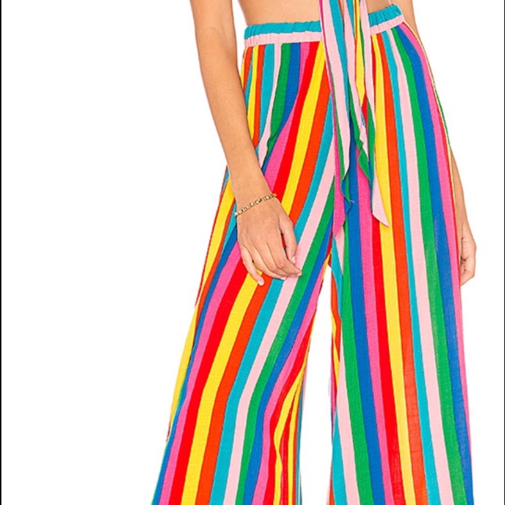 Show Me Your MuMu Tullum Mumu striped palazzo pant